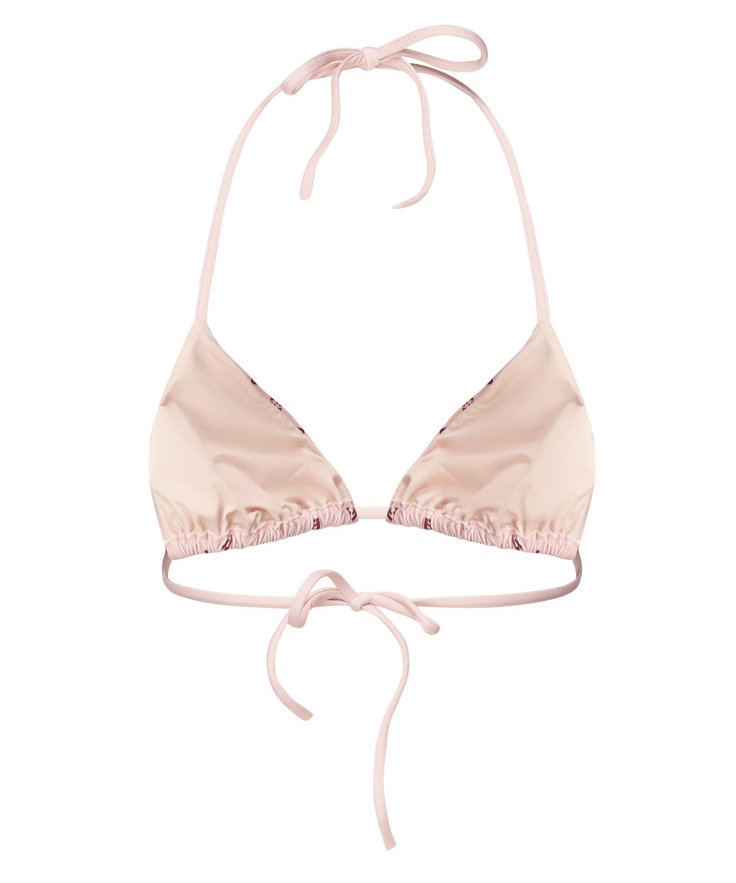 Top bikini a triangolo con stampa micro FXBA51 AT8TF1MVQ FENDI 