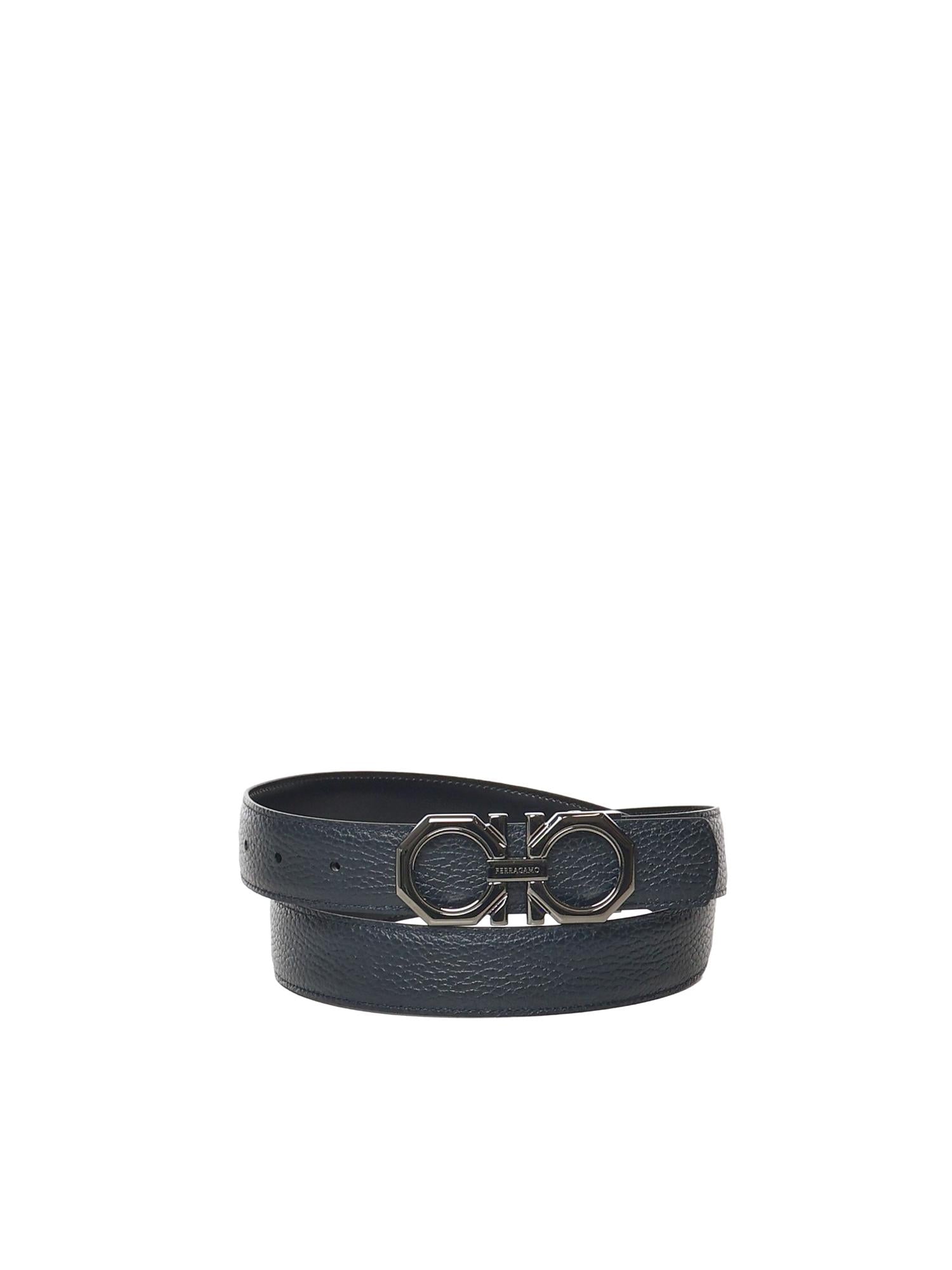 Cintura Gancini in pelle 670266 765787006 FERRAGAMO 