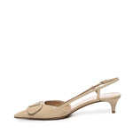 Decolleté slingback Vlogo signature in vernice 6W0S0Q70 TMKLZ8 VALENTINO GARAVANI 