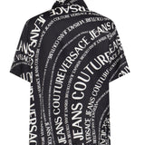 Camicia in twill di viscosa con stampa 80GAL2B0 NS772L01 VERSACE JEANS COUTURE 