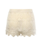 Shorts Lelia in cotone KB0047 CREAM FOR LOVE & LEMONS 