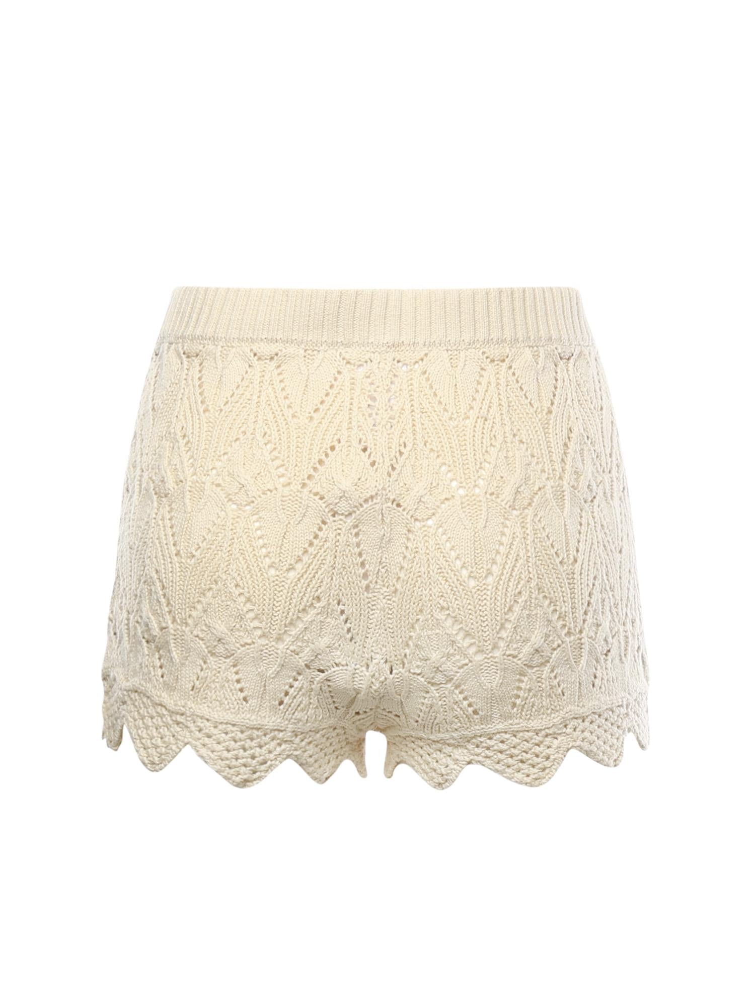 Shorts Lelia in cotone KB0047 CREAM FOR LOVE & LEMONS 