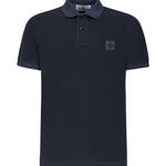 Polo in piqué stretch con patch logo K1S1522002SC S0067V0028 STONE ISLAND 