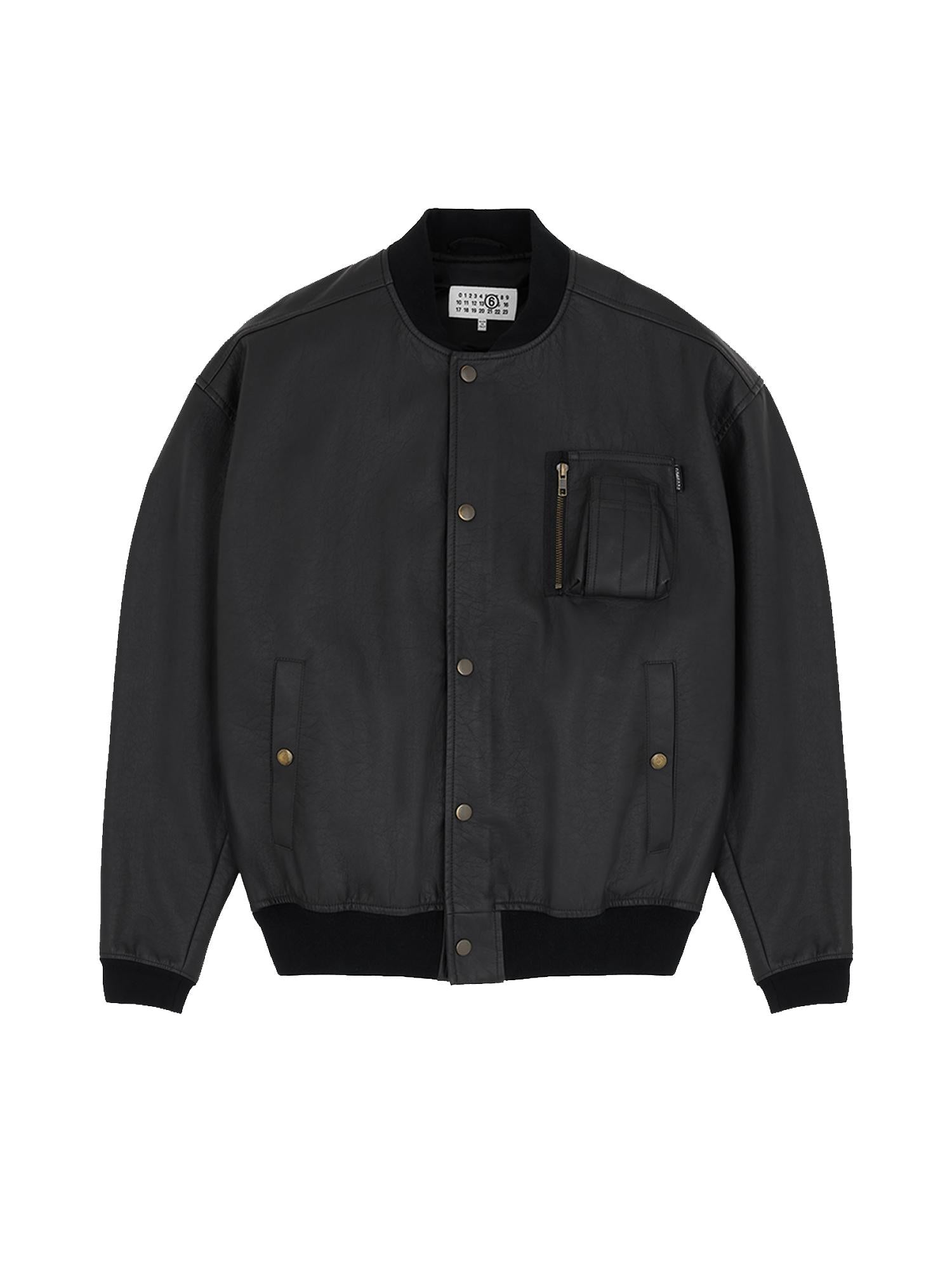 Giacca varsity SH0AM0080 M35740900 MM6 Maison Margiela 