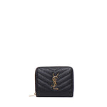 Portafoglio Cassandre matelassé in pelle 668288 BOW011000 SAINT LAURENT 