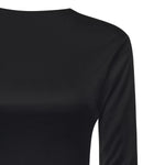 Body Sabrina con schiena scoperta TM180722A TJP184BLACK THE ANDAMANE 