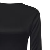 Body Sabrina con schiena scoperta TM180722A TJP184BLACK THE ANDAMANE 