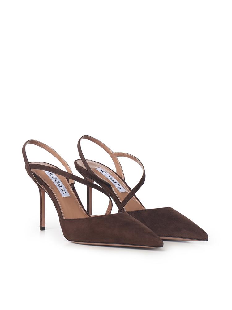 Pumps Dynasty in suede DYNMIDP0 SUEESP AQUAZZURA 
