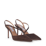 Pumps Dynasty in suede DYNMIDP0 SUEESP AQUAZZURA 