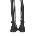 Stivali C-Saddle in pelle E4T7A150101 001 COCCINELLE 