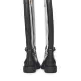 Stivali C-Saddle in pelle E4T7A150101 001 COCCINELLE 