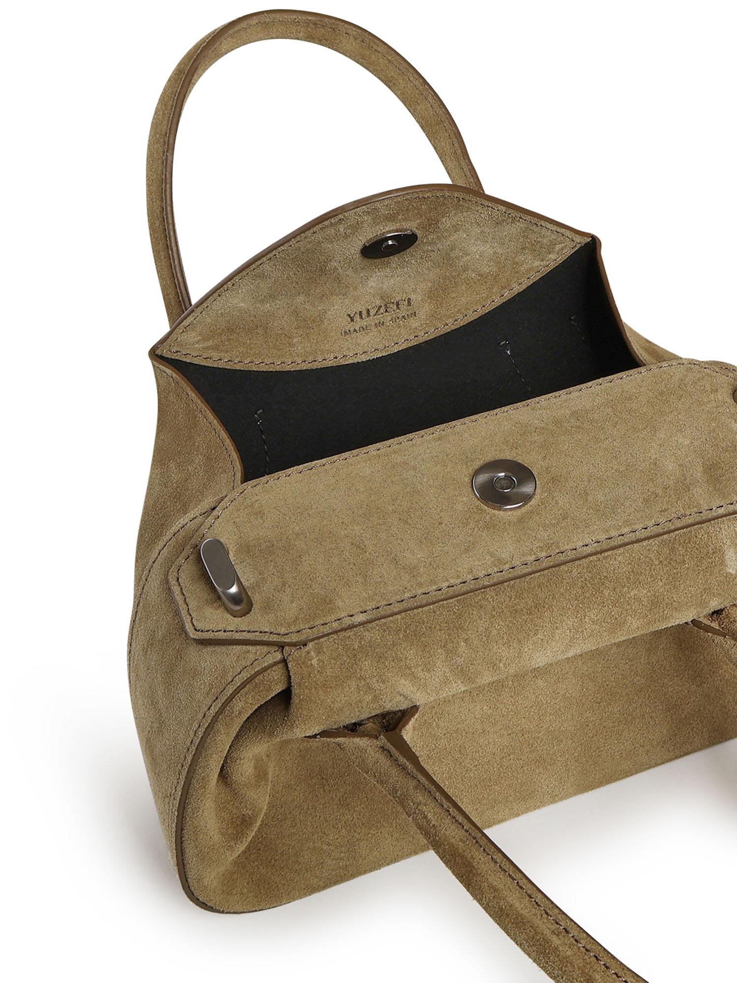 Mini bag Oyster in suede OYSTER MINI DUFFLE SUEDE  YUZEFI 
