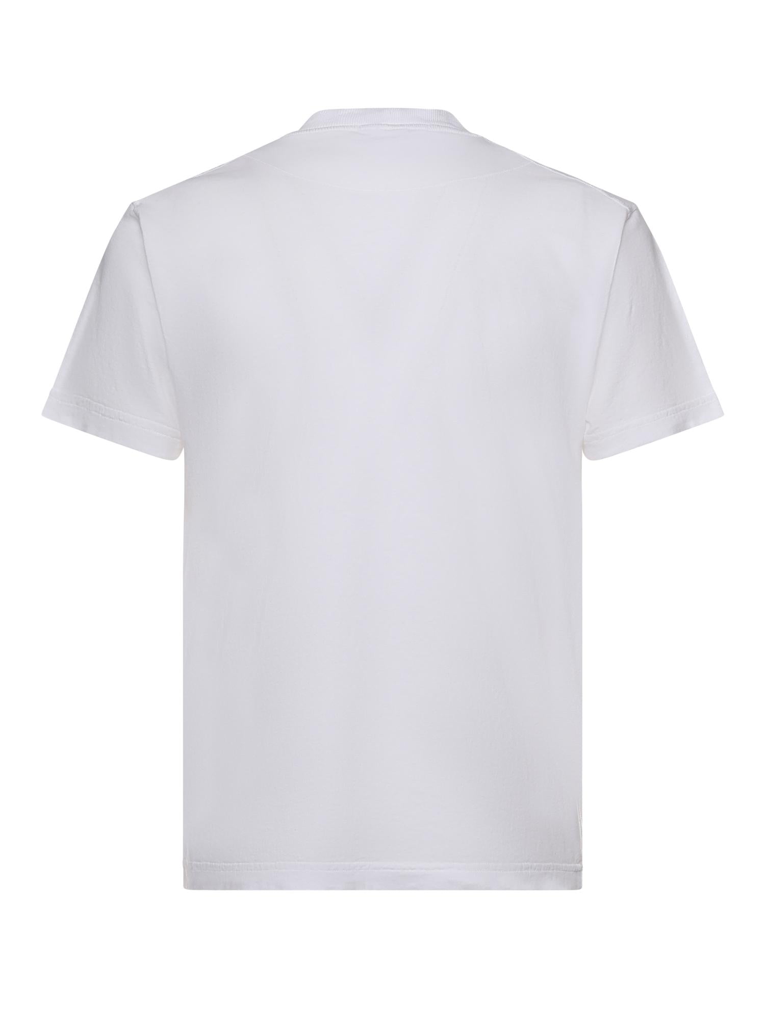 T-shirt con patch Compass L1S152100032 S0057V0001 STONE ISLAND 