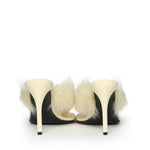 Mule infradito in pelle con shearling AA3S2005CK292 239 ALAIA 