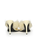 Mule infradito in pelle con shearling AA3S2005CK292 239 ALAIA 
