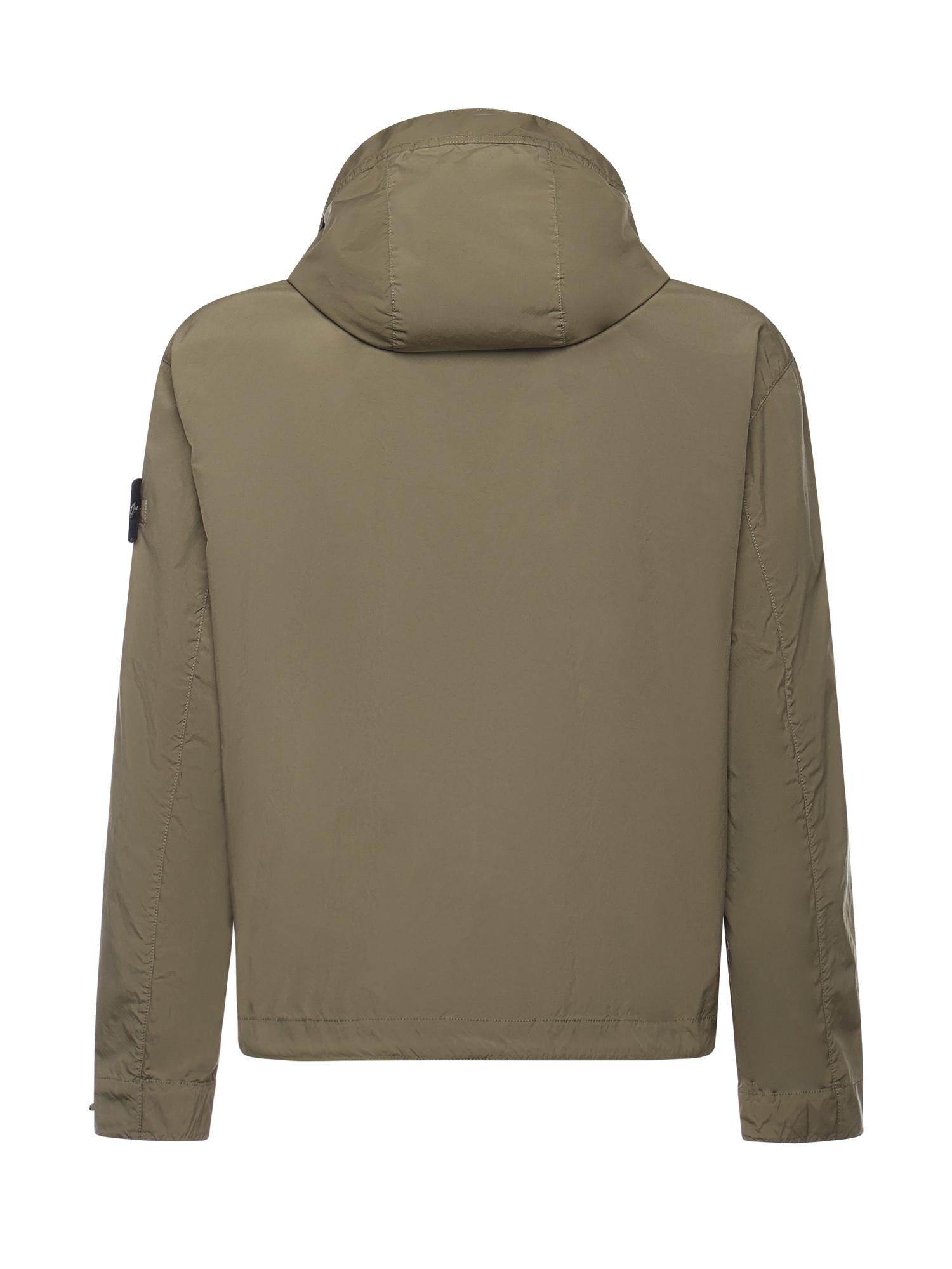 Giacca con cappuccio e logo L1S154100052 S0042V005G STONE ISLAND 