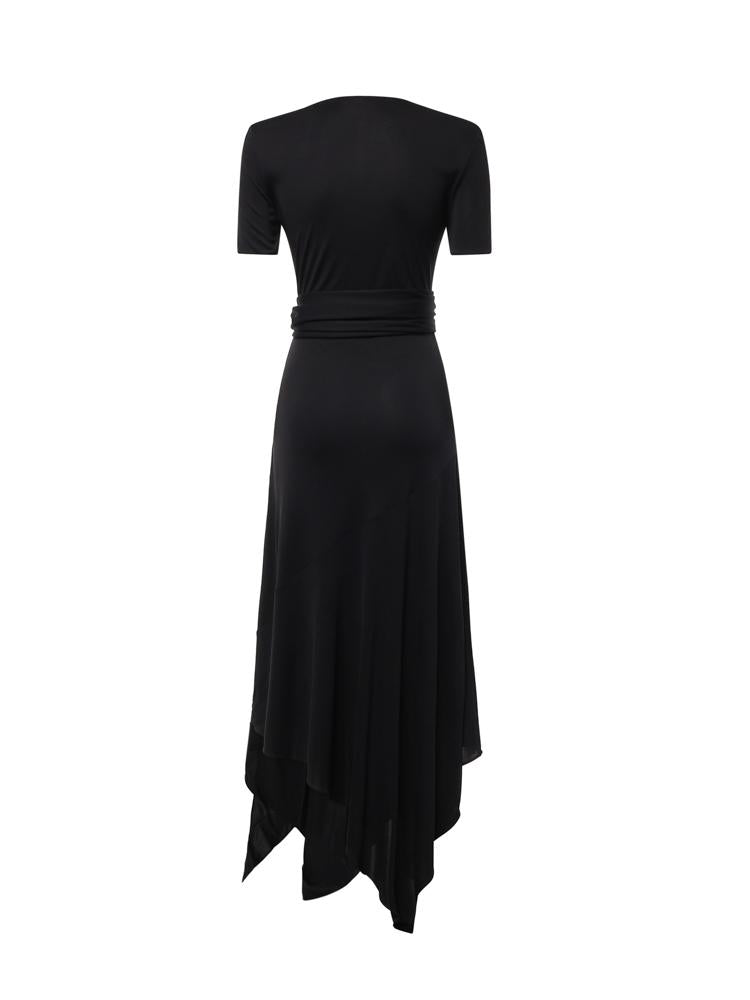 Abito in jersey con cintura AA9R3137J090D 995 ALAIA 
