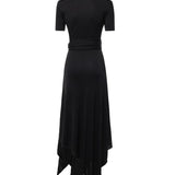 Abito in jersey con cintura AA9R3137J090D 995 ALAIA 