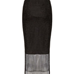 Gonna longuette con strass 2522776021600 003 SPORTMAX 