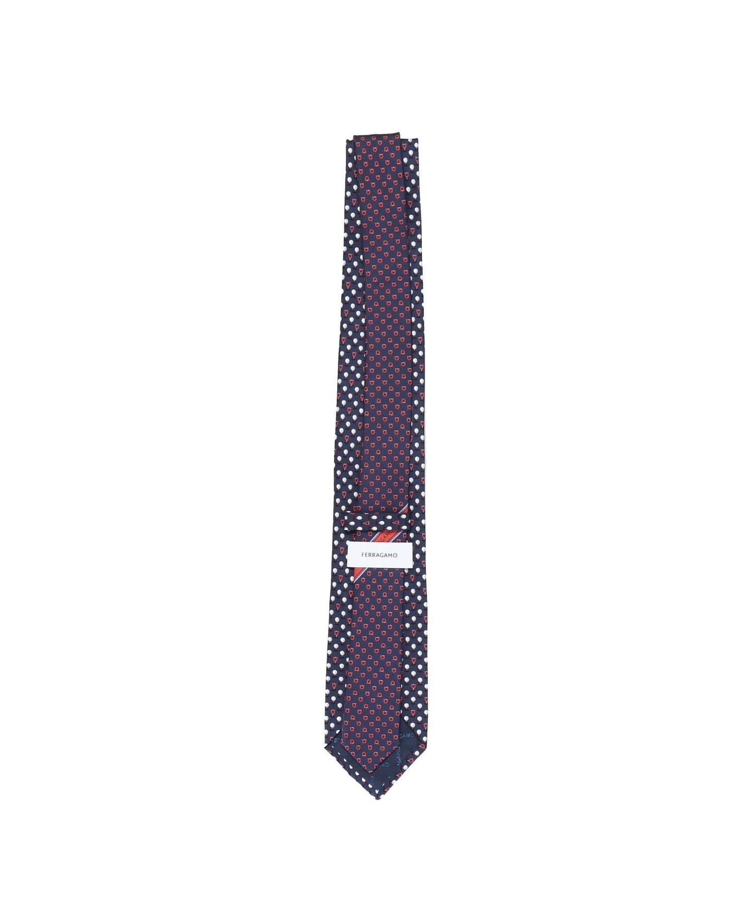 Cravatta in seta stampa Golf 351280 784519001 FERRAGAMO 