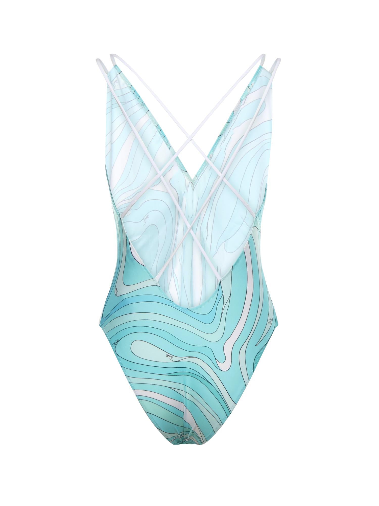 Costume da bagno con stampa Marmo 5UMC01 5U775067 PUCCI 