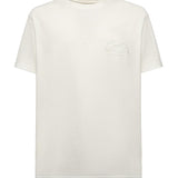 T-shirt in cotone con ricamo Pegaso MRMA0007 AR233W0800 ETRO 