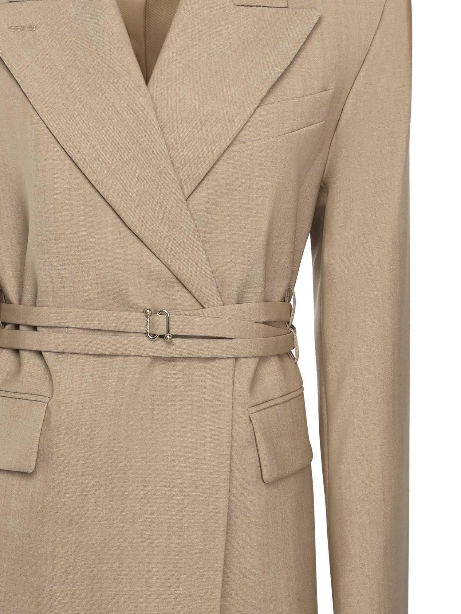 Blazer lungo doppiopetto in lana 2522046051600 001 SPORTMAX 
