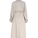 Trench oversize in cashmere<BR/> 2310160335600 FALCONE012 MAX MARA 