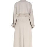 Trench oversize in cashmere<BR/> 2310160335600 FALCONE012 MAX MARA 