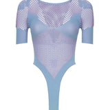 Vivian Bodysuit SS24CSW144 CORE SHAPEWEARCRYPTO BLUE POSTER GIRL 