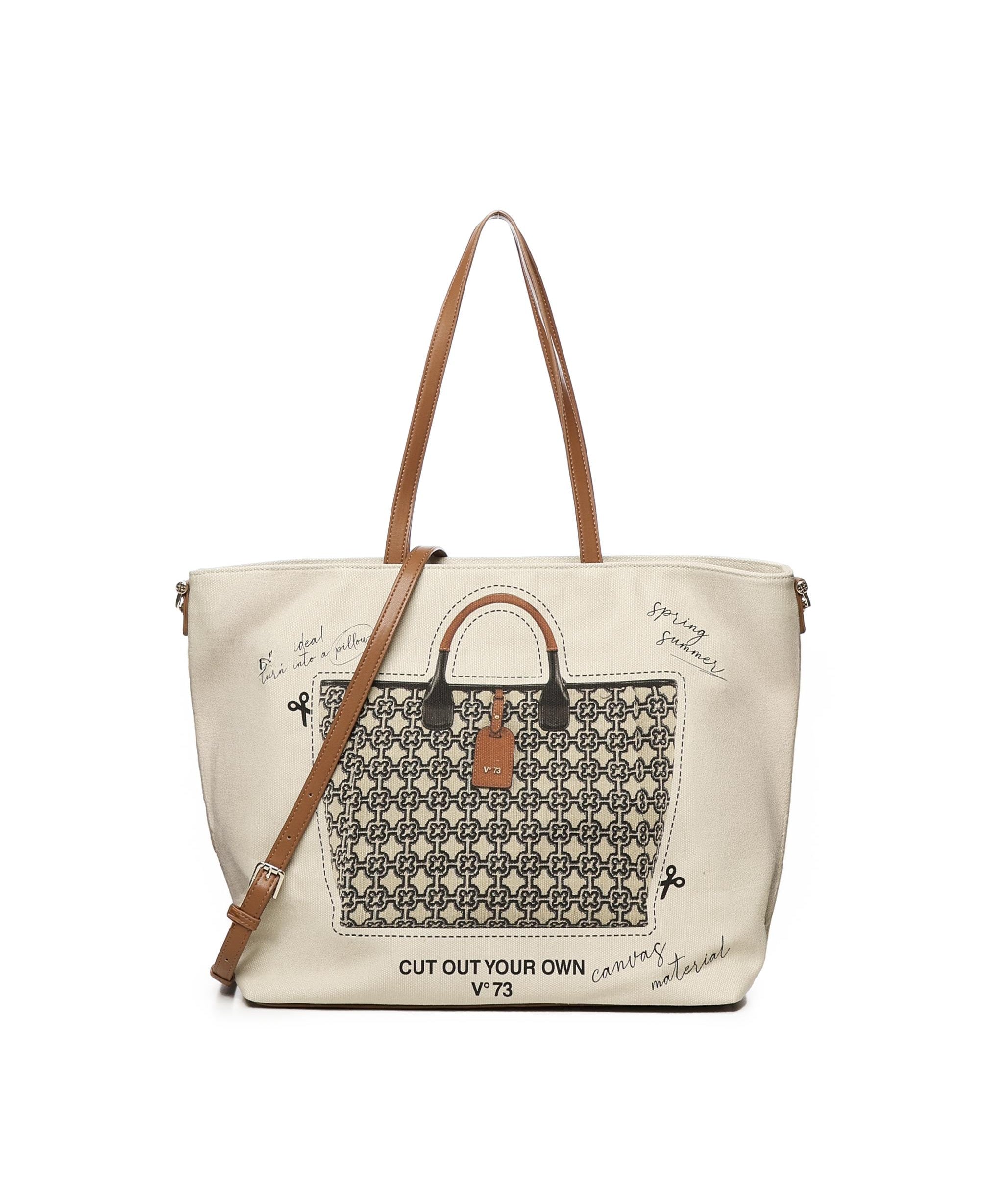 Tote bag Future 73BS8VJ01 FUTURENATUR/MULTICOLOR V° 73 