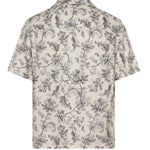 Camicia bowling in cotone con stampa GMP02655 P00233383259 GOLDEN GOOSE 