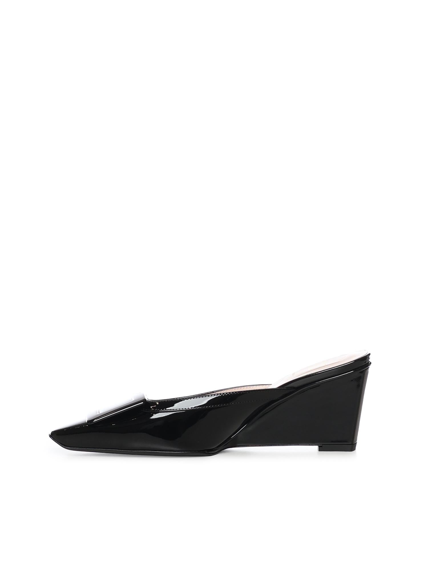 Mule Belle Vivier in vernice RVW80644380D1P B999 ROGER VIVIER 