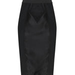 Gonna corsetteria in marquisette e raso F4BKDT GDCLSN0000 DOLCE & GABBANA 