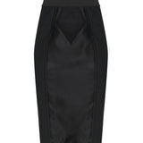 Gonna corsetteria in marquisette e raso F4BKDT GDCLSN0000 DOLCE & GABBANA 