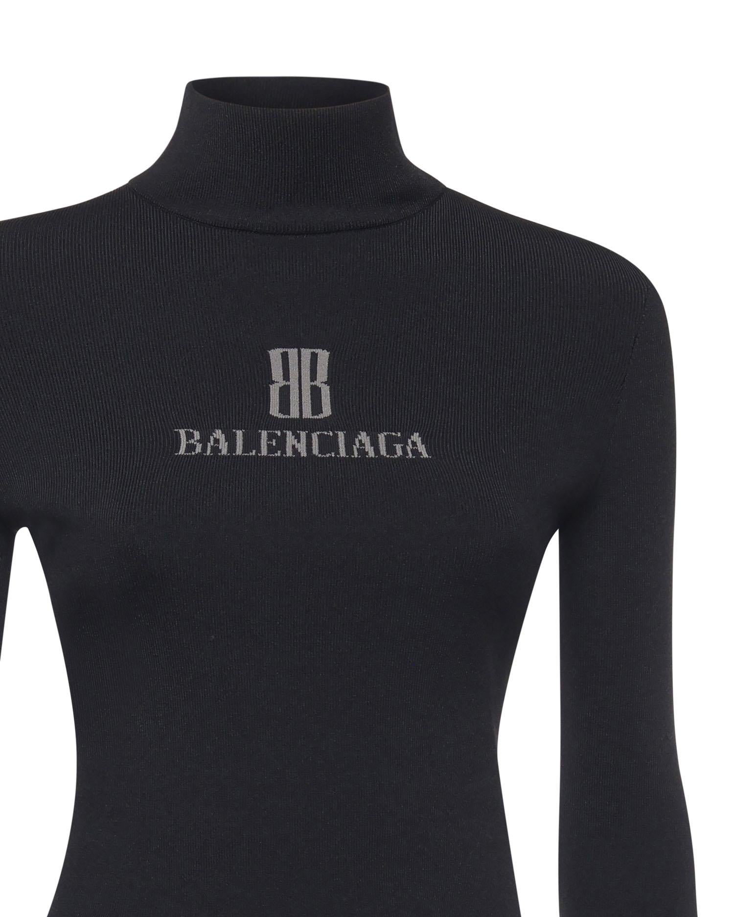 Pullover con logo lettering 835491 T52311369 BALENCIAGA 