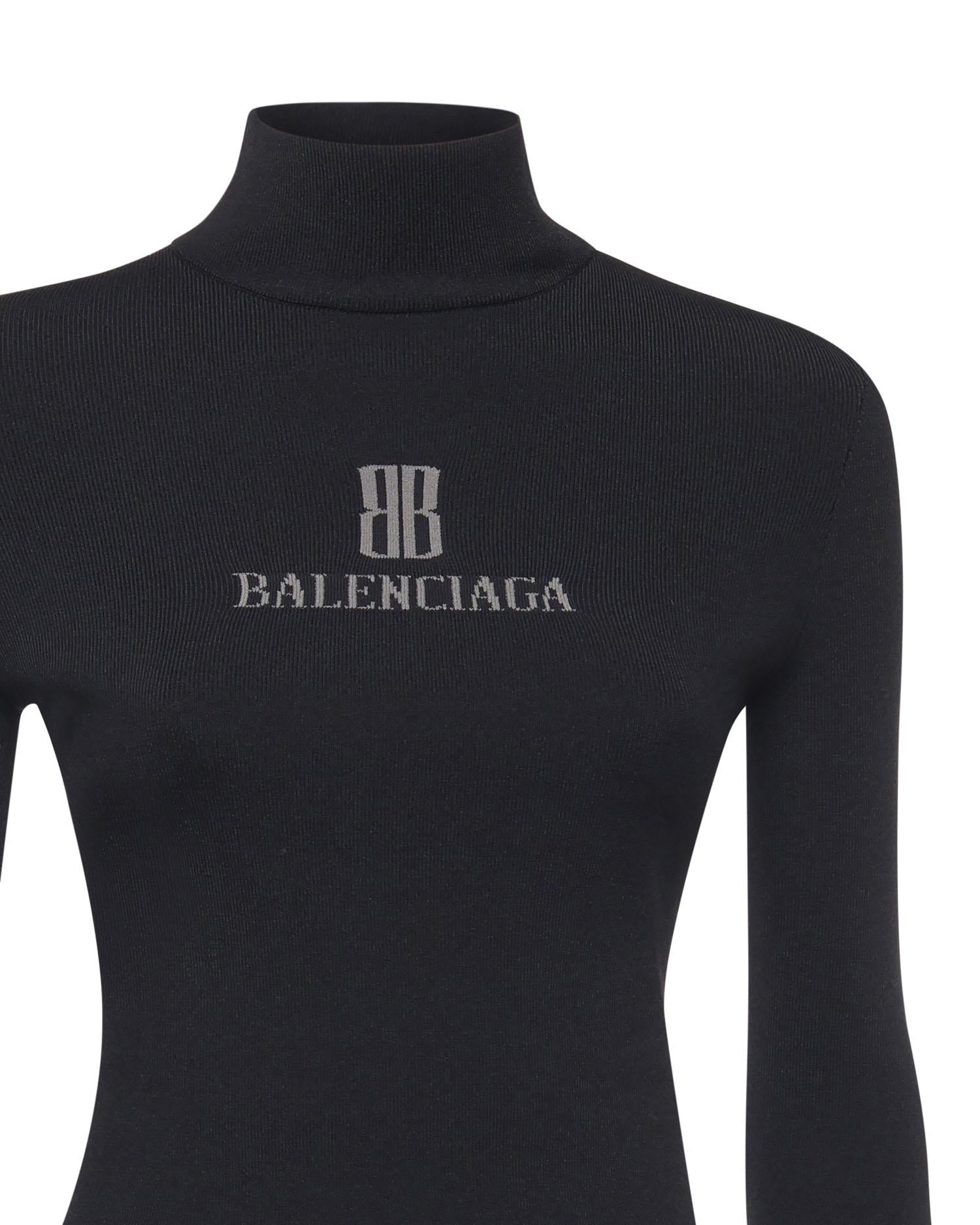 Pullover con logo lettering 835491 T52311369 BALENCIAGA 
