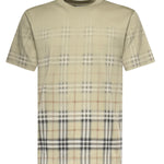 T-shirt in cotone Check sfumato 8119023 C4053 BURBERRY 