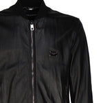 Giubbotto in pelle con placca logata G9ZY5L HULR0N0000 DOLCE & GABBANA 
