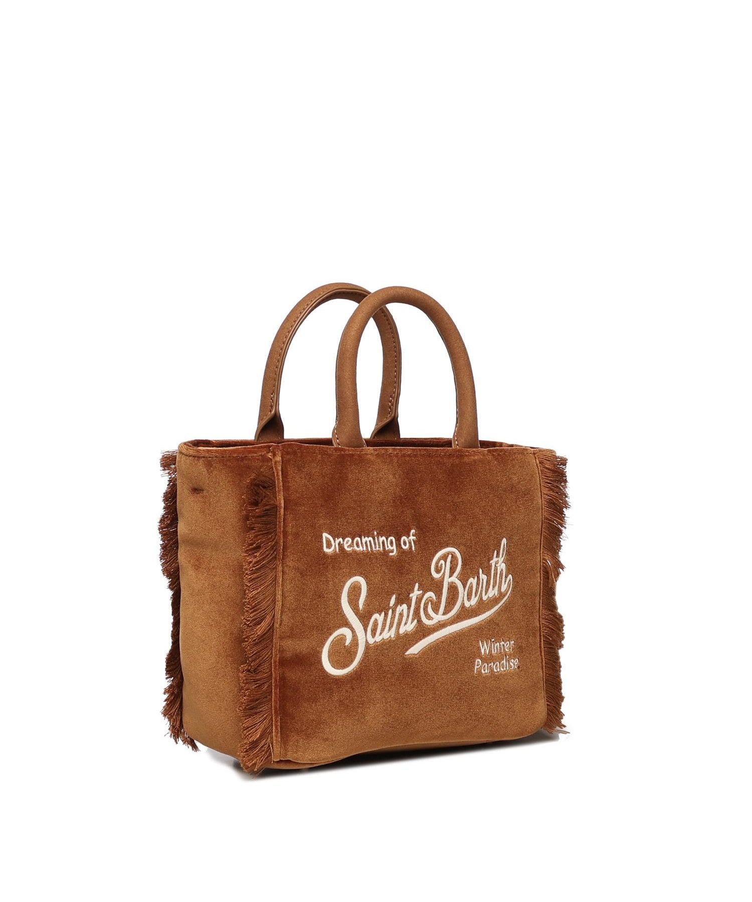 Mini bag Vanity velvet con logo <BR/> VAMI027 01042I MC2 SAINT BARTH 