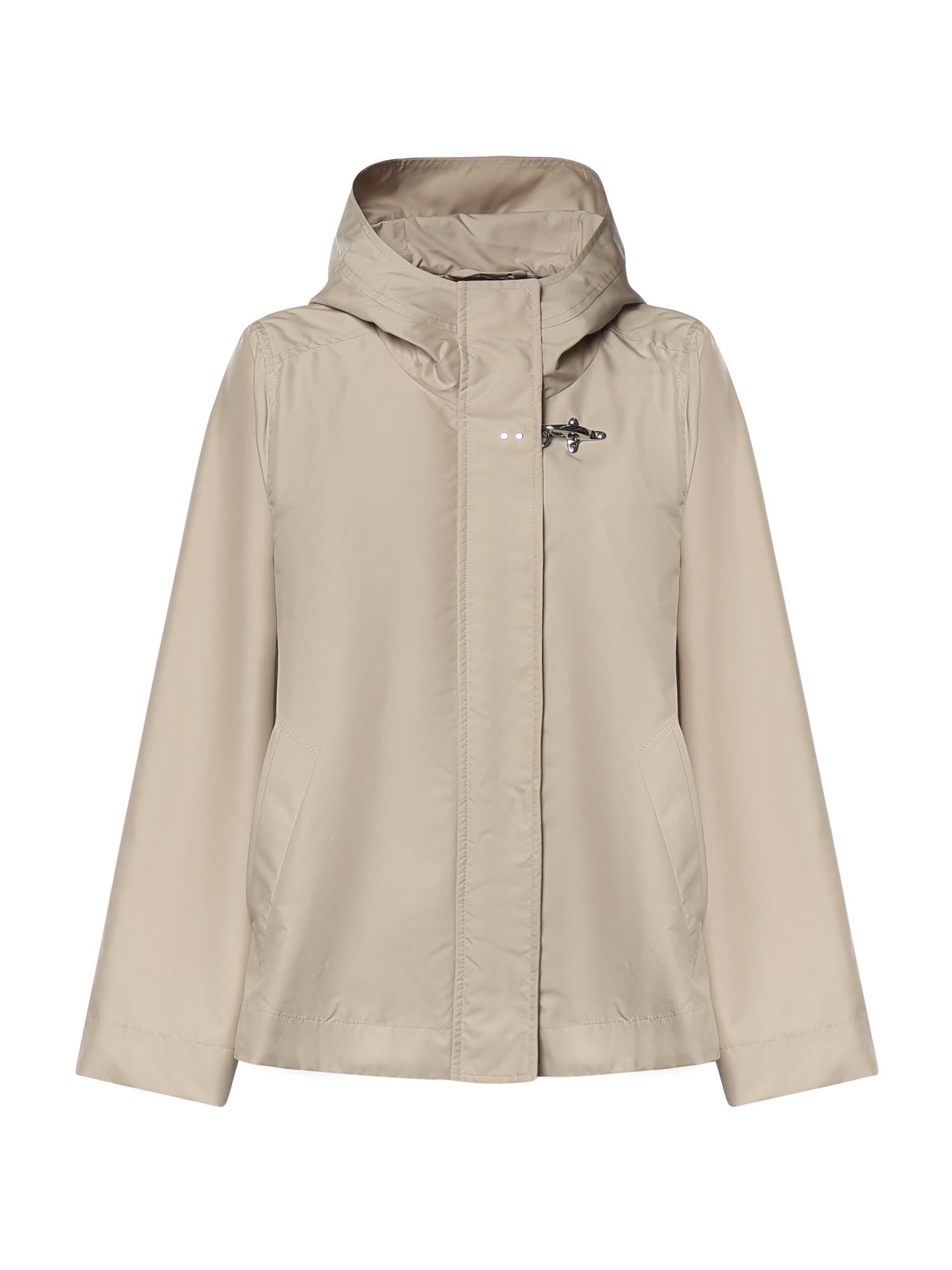 Parka cropped in popeline tecnico NAW12523260AX2 C003 FAY 