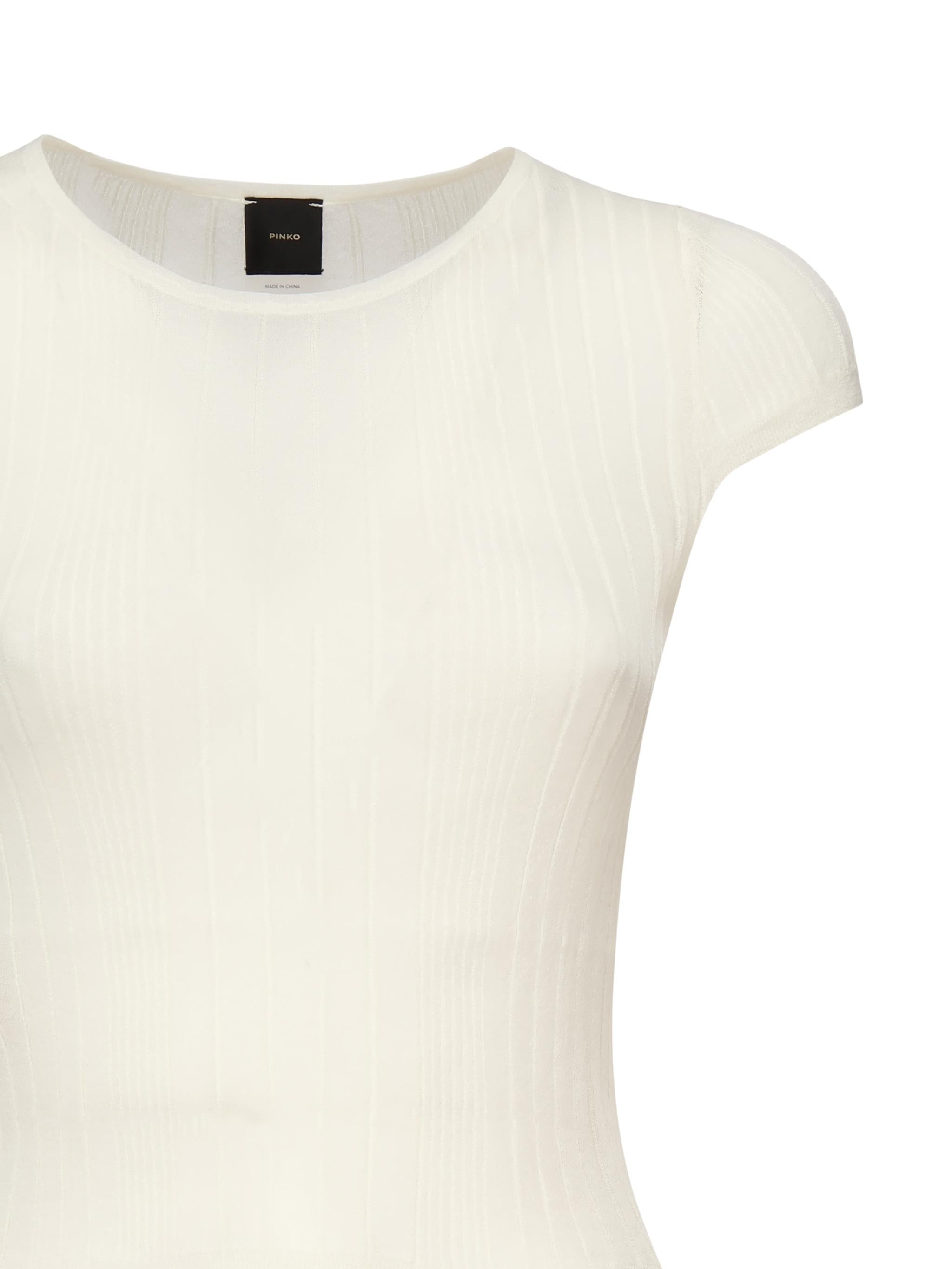 Maglia Tambora a costine 104773 A1NDZ09 PINKO 