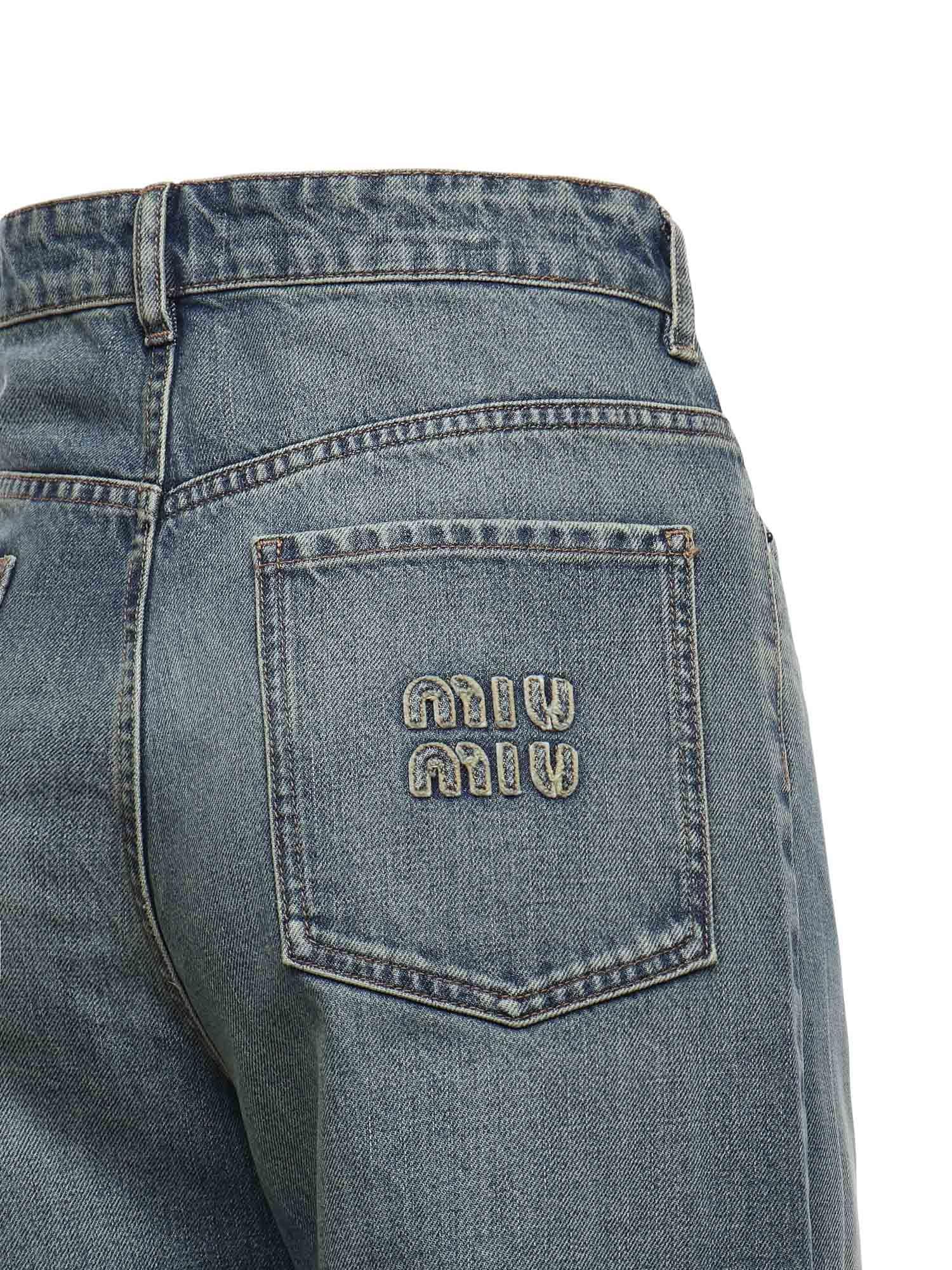 Jeans in denim GWP483 181DF0008 MIU MIU 