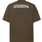 T-Shirt Masking Tape in jersey 764235 TTVL62840 BALENCIAGA 