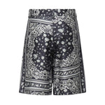 Pantaloncini in seta con stampa FB1014 AUVQF0U6K FENDI 