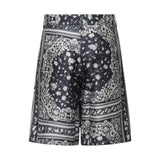Pantaloncini in seta con stampa FB1014 AUVQF0U6K FENDI 