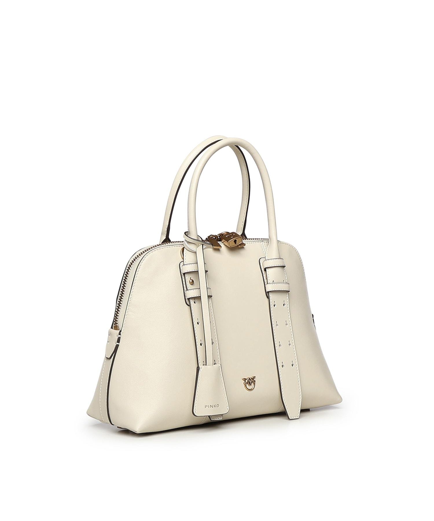 Borsa a mano media Escape Bag in pelle 105906 A0QOZ14Q PINKO 