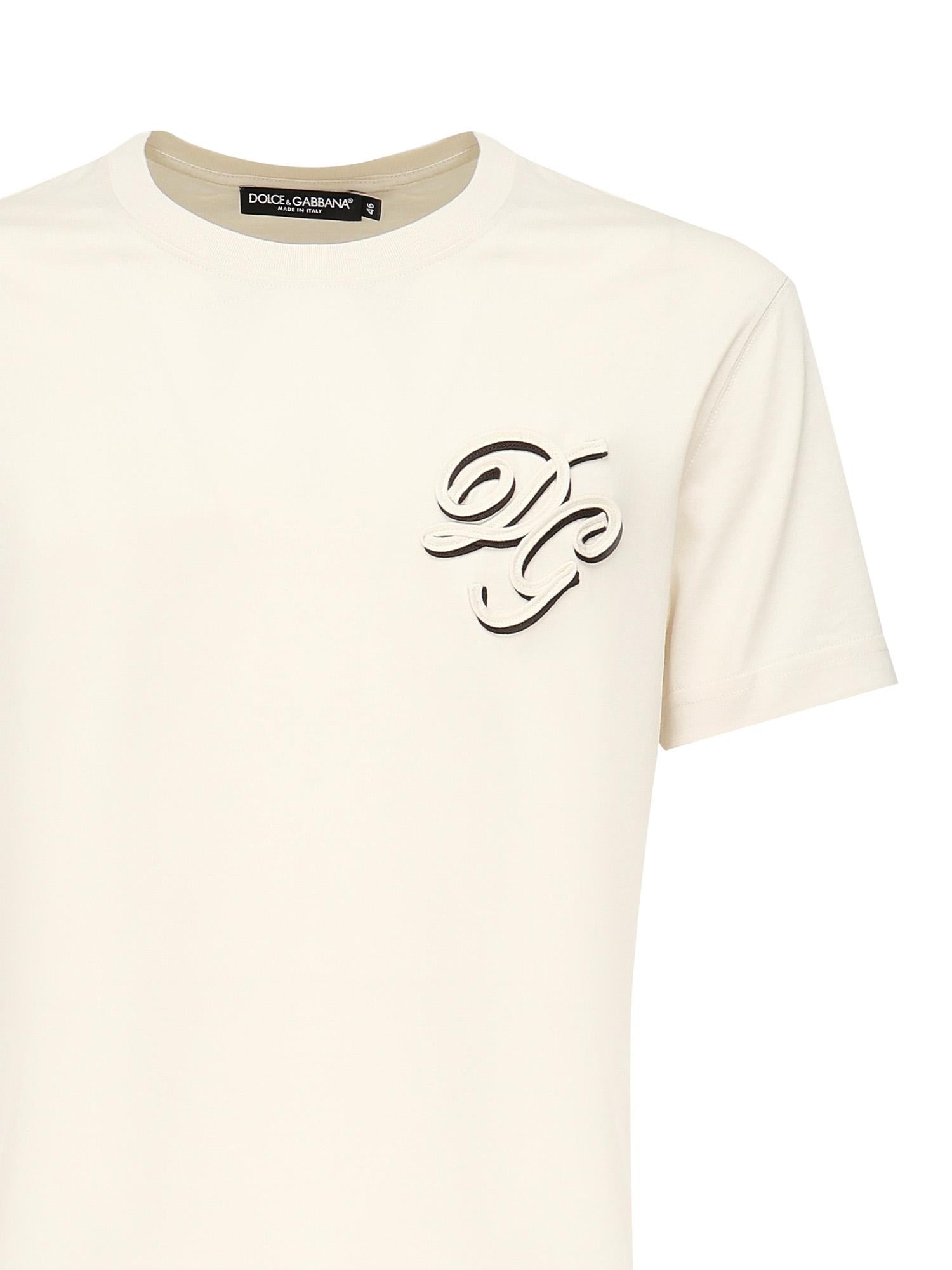 T-shirt con logo<BR/> G8RN8Z G7PJ0A4567 DOLCE & GABBANA 