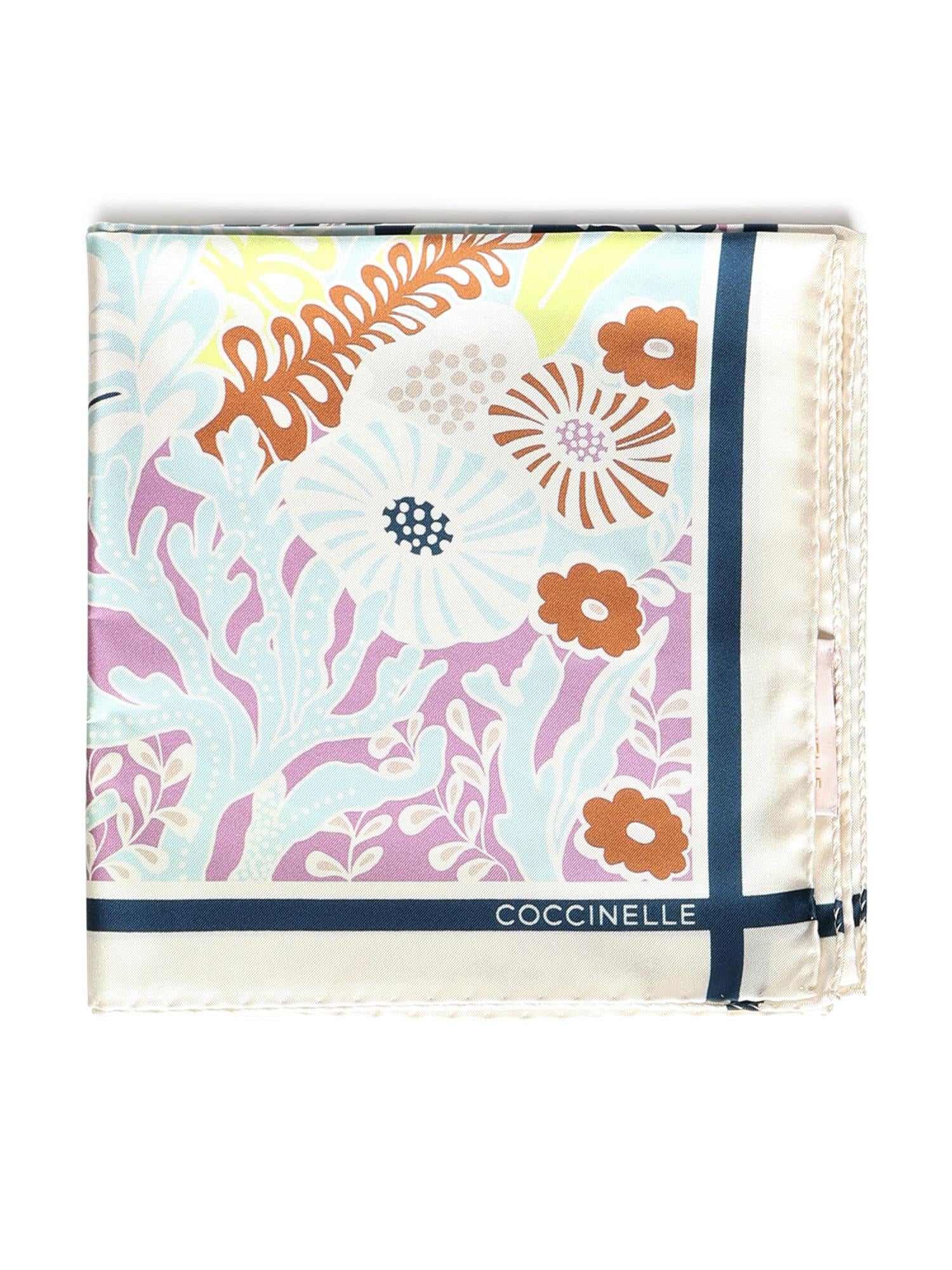 Foulard in seta con stampa E7UY3380101 M72 COCCINELLE 