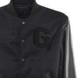Bomber Varsity in nappa e tessuto VARSITY NAPPANERO GIULIANO GALIANO 